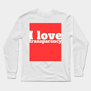 Transparency Long Sleeve T-Shirt